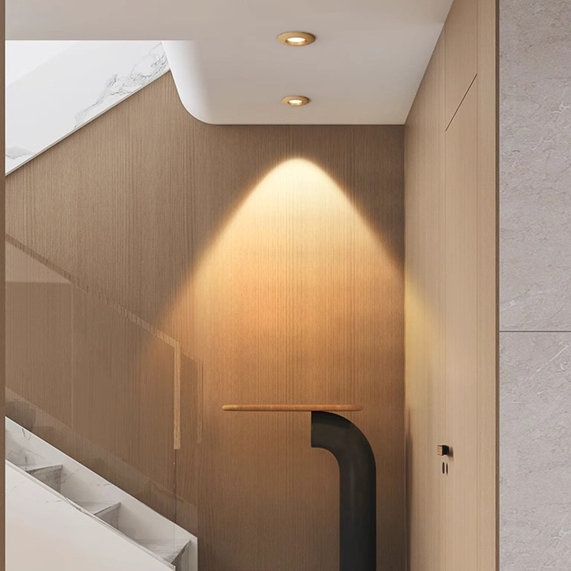 DOWNLIGHT LED 천장 조명 임베디드 거실 비 메인 라이트 홈 천장 구멍 라이트 복도 멀리 로그 바람 다운 라이트