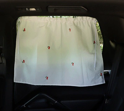 sun protection heat insulation sunshade Sun shade - embroidery-cherry-curtain