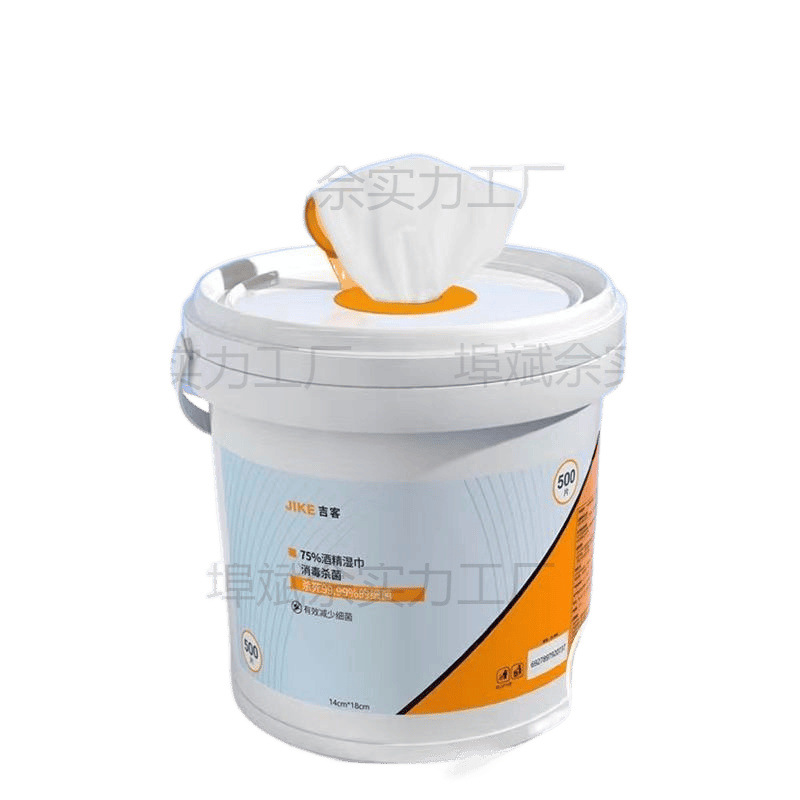 Toallitas húmedas desinfectantes desechables para el hogar, toallas de vino de gran capacidad de barril, oficina limpia, alcohol libre de lavado