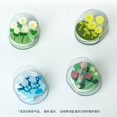 Fresh Instagram-style flower acrylic ticket holder planner portable document organizer memo note holder custom planner