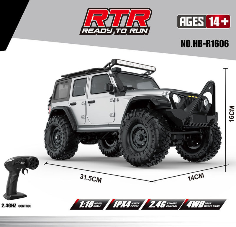 煌博新品R1601~R1609 烈马/牧马人 1:16全比例模型攀爬车RC遥控车|undefined