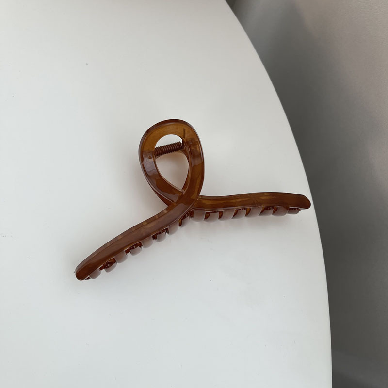 Clip de cabello de alta calidad para mujeres cabeza de plástico detrás de cabello de cabello de gran tamaño raspado de cabello de tiburón al por mayor image 13