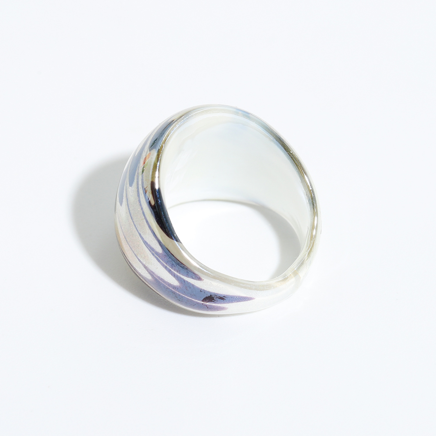 Simple Big Ring Glazed Ring Wholesale display picture 11