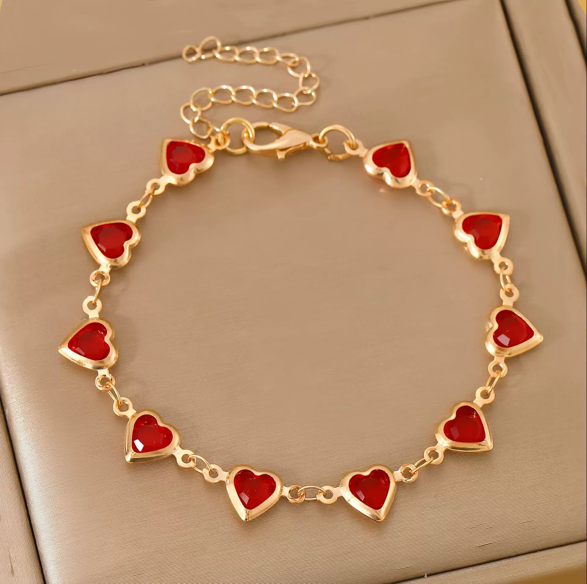 Европейский и американский стиль любви браслет допамин ювелирные изделия дикие цветные браслеты в форме сердца женские трансграничные украшения