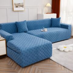 Sofa Cover Cross-Border Amazon Brocade Fleece Modern Simple Full Cover Dustproof Cover Thick Anti-Slip Sofa Cover Wholesale