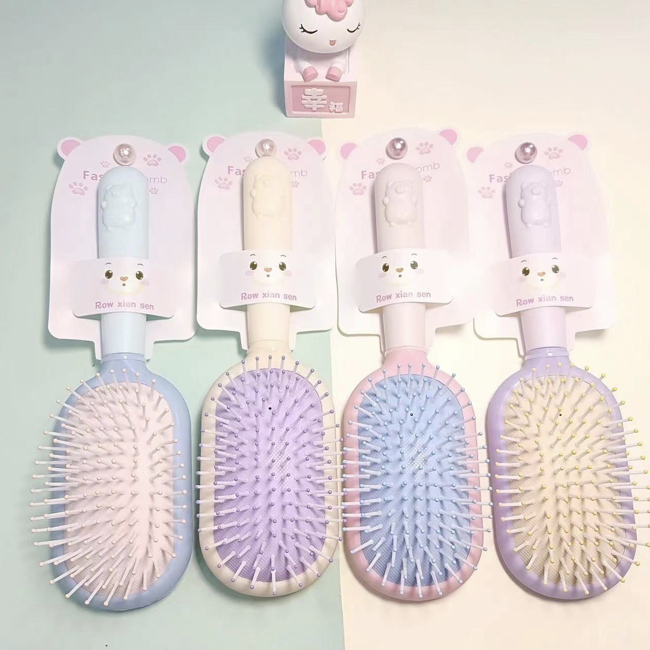 Peine de colchón de aire nuevo masaje popular peine de cabello rizado cómodo cuero cabelludo picazón cojín de aire masaje permanente peluquería