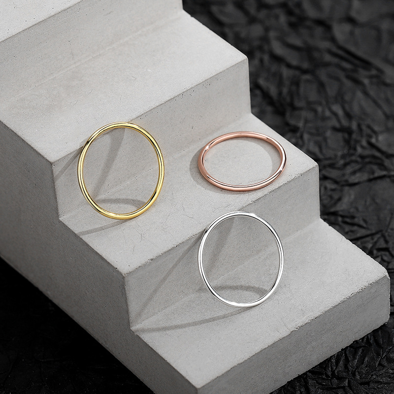 10, 4 Ring Size 1 Piece Quantity 925 Sterling Silver Geometric Rings