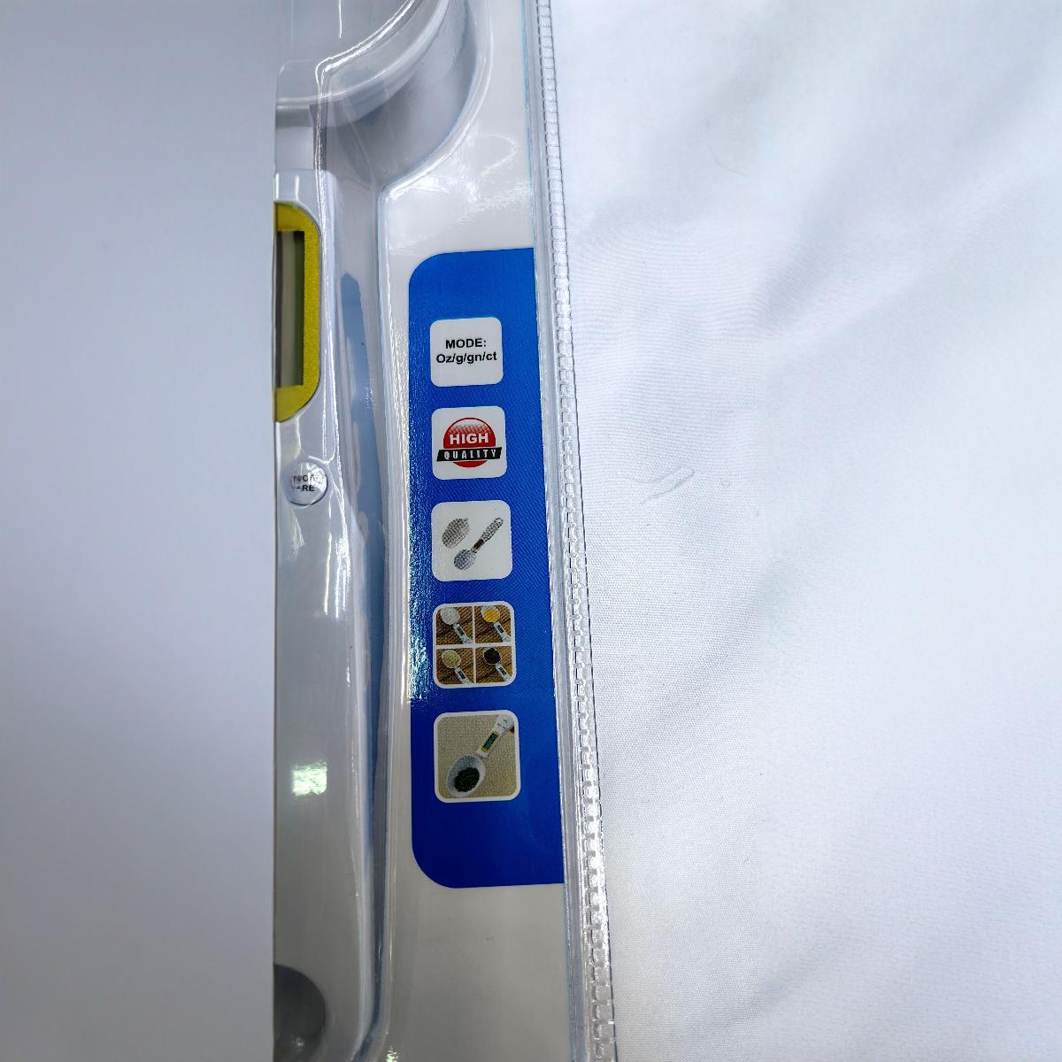 cocina doméstica de alta precisión báscula electrónica de alimentos cuchara de medición electrónica de alimentos cuchara suspendida báscula pesar 2024 ampolla