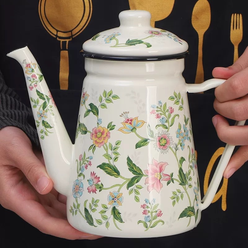tetera de agua hervida tetera de té de leche hervida tetera de té de flores hervida tetera de medicina de verano horno electromagnético tetera general de fuego abierto