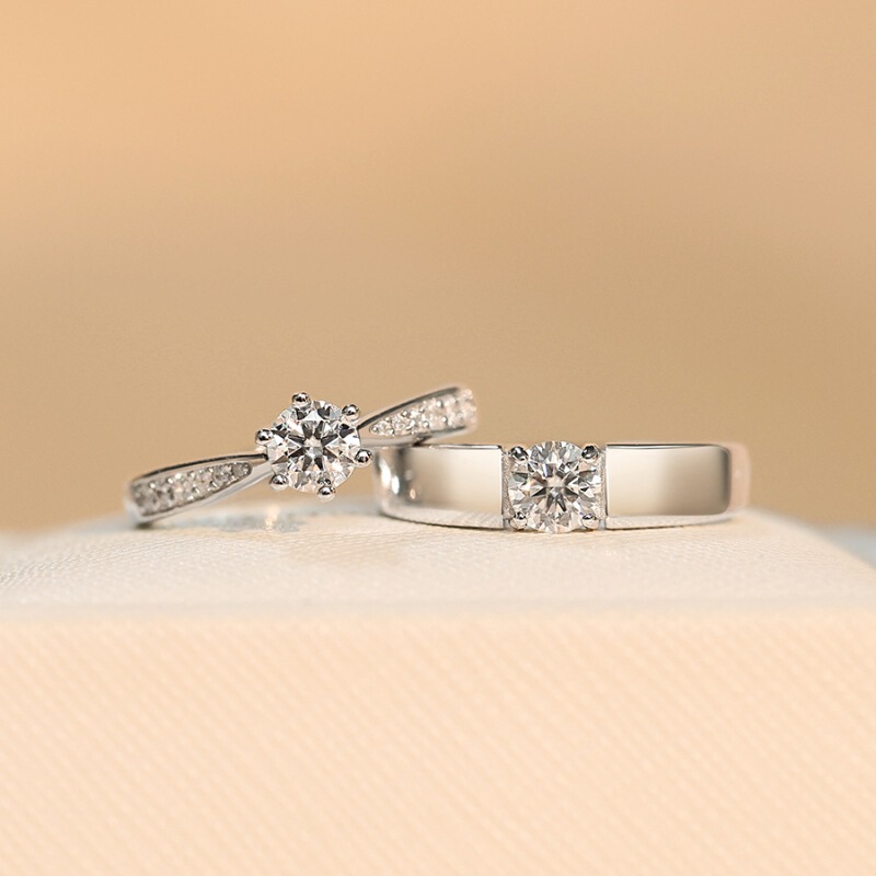 s925 sterling silver couple ring French senior designer accessories new diamond 1 karat proposal ring s925 sterling silver couple ring French senior designer accessories new diamond 1 karat proposal ring