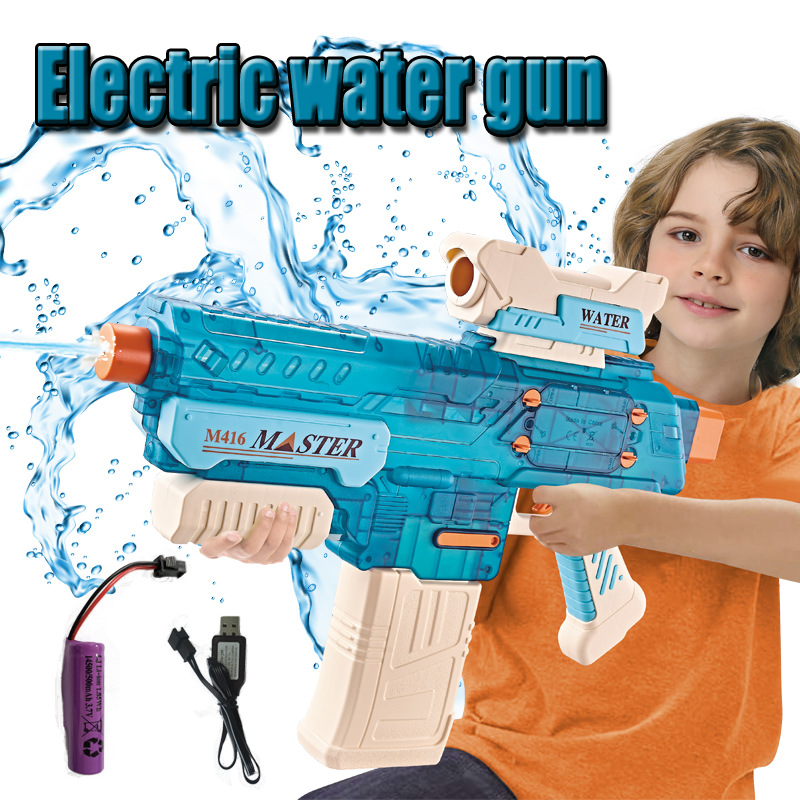 Pistola de Agua Eléctrica Automática de Plástico Rociador Eléctrico para Jóvenes
