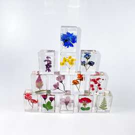 艾薇品牌手工滴胶树脂干花书镇透明琥珀干花标本旅游景区热卖新品