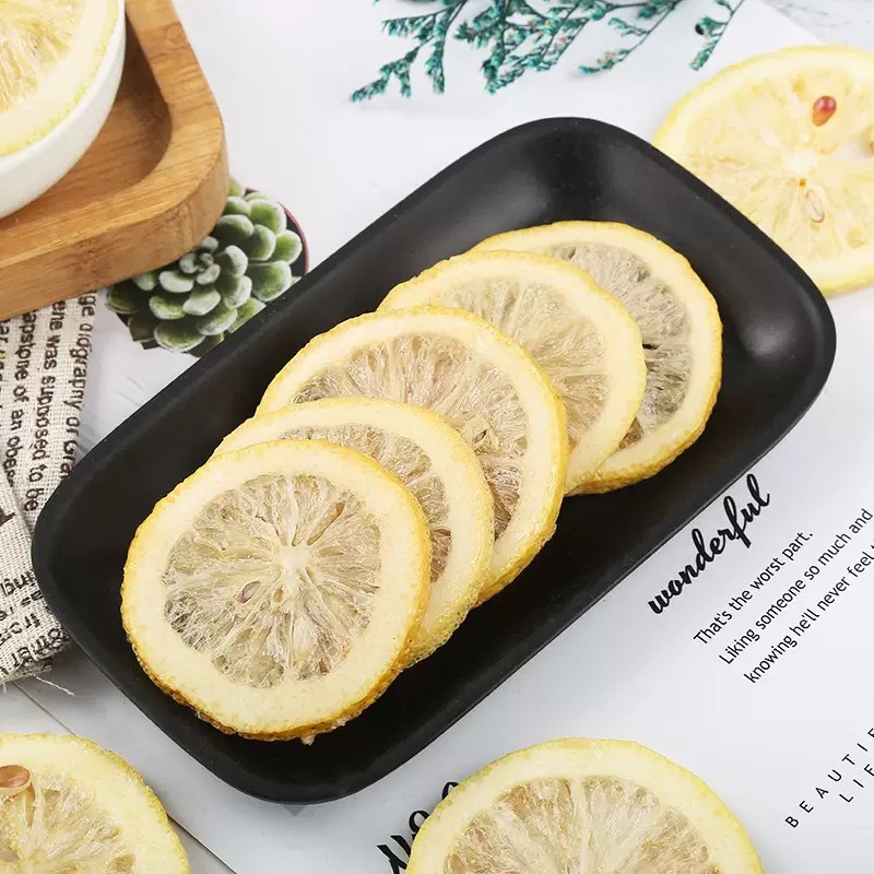 Freeze Dried Lemon Slices 500g Ning Meng Pian Dried Fruit Tea Slices for Hot or Cold Brew quality and texture