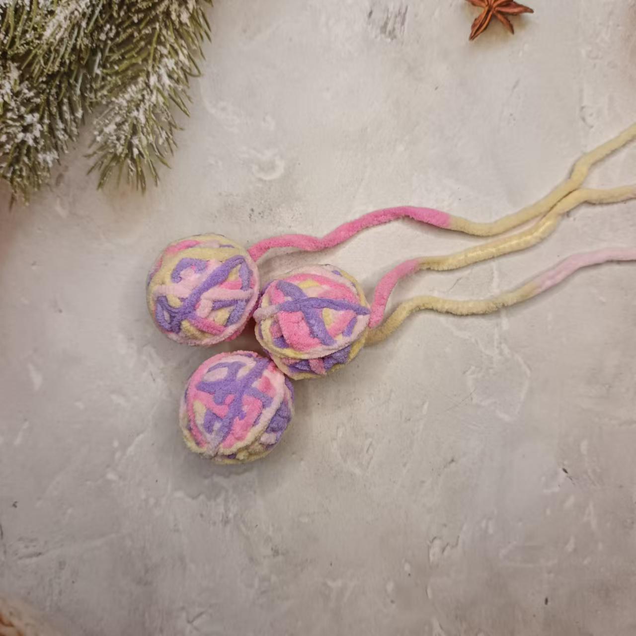 5.5cm 대형 볼 플라워 컬러 6호