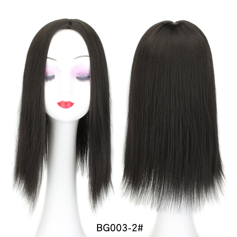 Women's Simple Style Multicolor Casual High Temperature Wire Straight Hair Wigs display picture 7