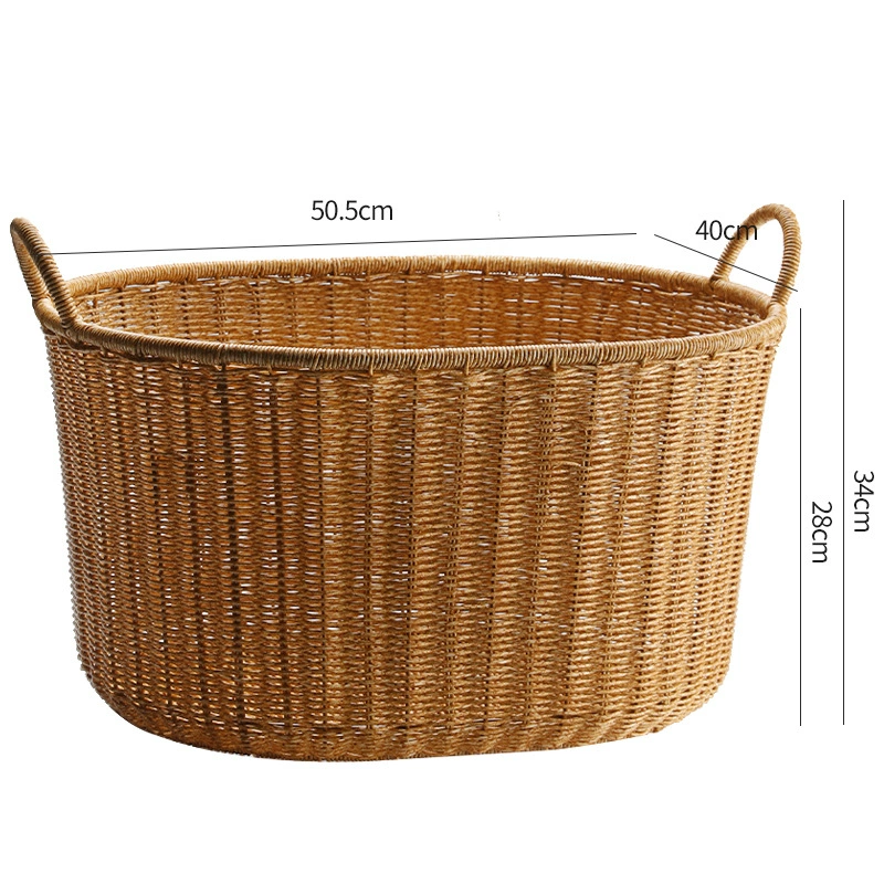 Big waterproof plastic laundry basket, storage basket for bedroom