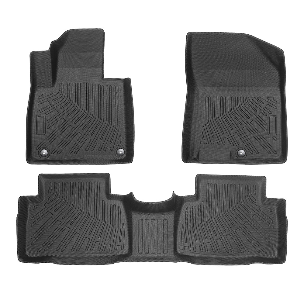 Aplicable a Hyundai Santa Fe 2019 - 2020 TPE Foot Pad 3D All Weather Material Backpack Pad