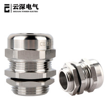 304 316L不銹鋼電纜防水接頭M PG NPT G DN 25螺紋防爆填料函定制