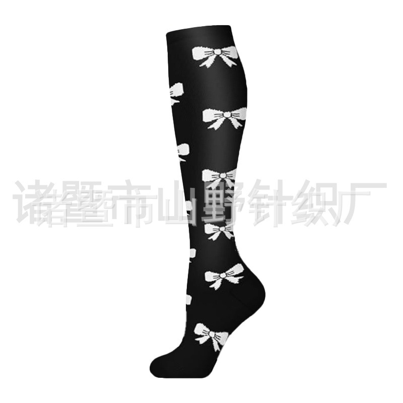 Calcetines Largos de Compresión Deportivos 200N de Nailon, Respirable y Absorción del Sudor, para Correr image 18