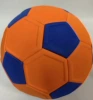 Reprint curve magic football orange blue