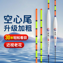 纳米空心尾灵敏鲫鱼鲤鱼漂老年加粗醒目近视远投深水大物漂
