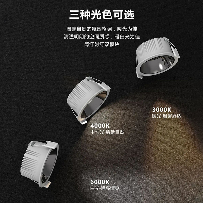 衣料品店ダウンライト98高発色5000Kストロボなし25w30w12穴4500K店舗业务用照明ダウンライト|undefined