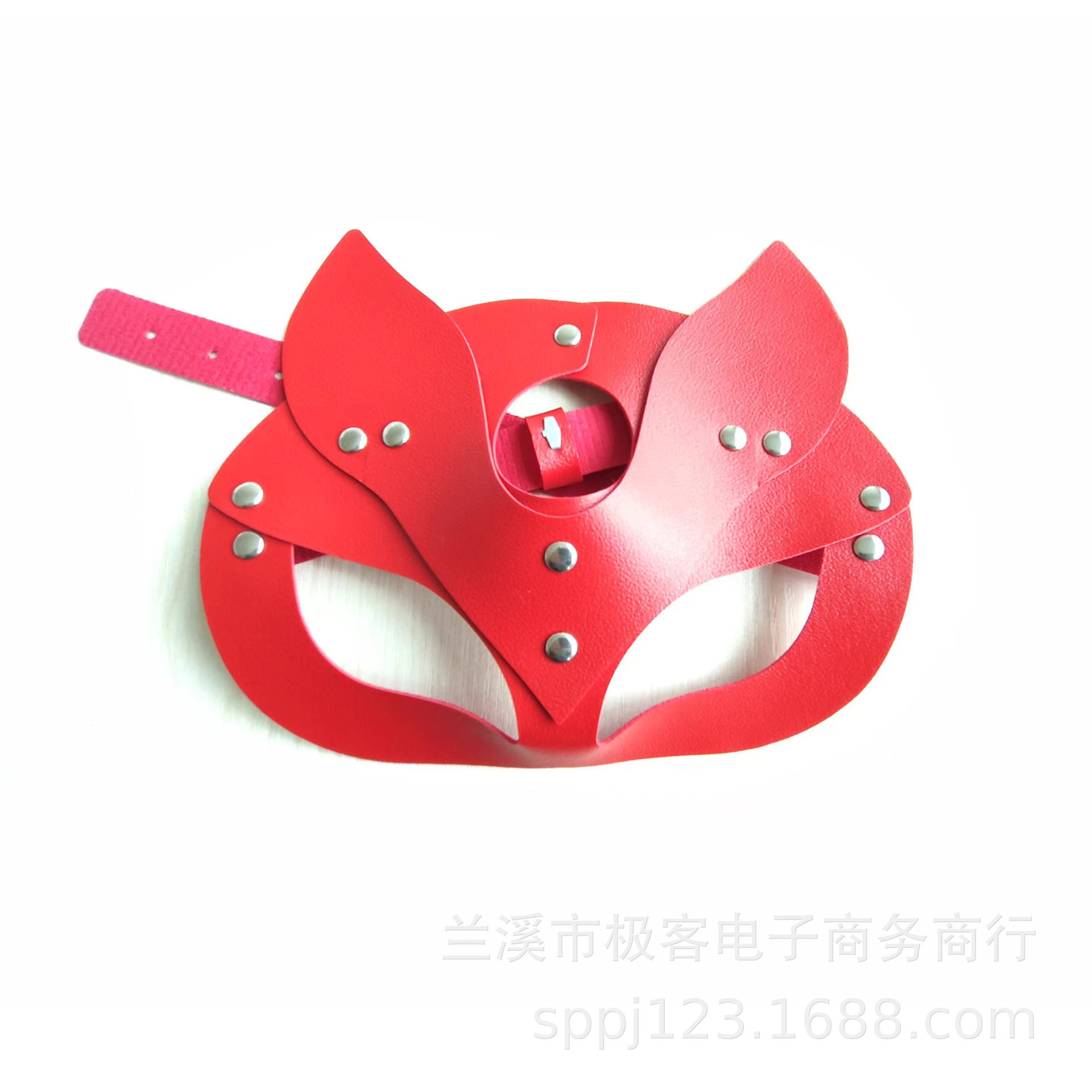 Moda de cuero negro discoteca máscara de baile de máscara de Halloween exagerada máscara de fiesta máscara de ojos Europa y América