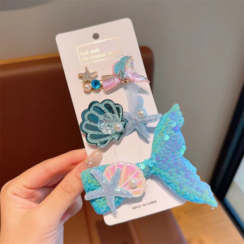 Niños Aisha princesa banda de cabello de niña hielo y nieve con dientes antideslizante banda de cabello acrílico coreano clip de cabello