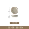 4-inch flavor plates (120 pieces/carton)