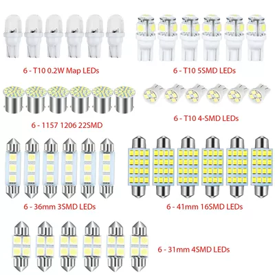 Car LED combination suit 42PCS Roof Light
