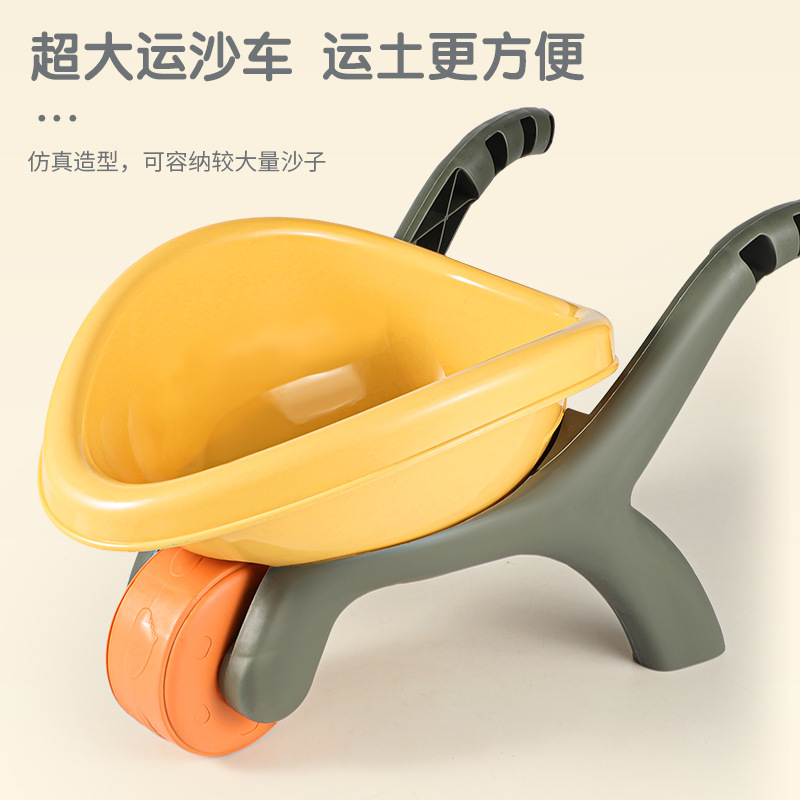 Carro de juguetes de playa para niños juguete de agua para bebés herramientas de excavación de arena reloj de arena pala barril de arena juego conjunto de arena piscina
