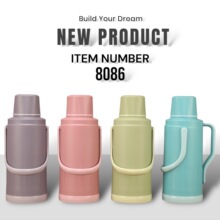 山水8086塑料保温瓶暖壶3.2L茶瓶开水瓶Vacuumflask现代简约