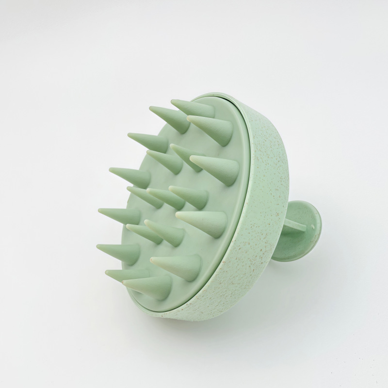 Set de Cepillo para Cabello de Paja Amazon, Botella para Limpieza en Seco, Masaje del Cuero Cabelludo, Tinte para el Cabello, Lavado de Cabello, Peluquería, Baño, Cepillo para Champú