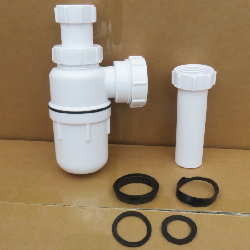 11/2 English-Style Basin Drain Pp Plastic Stainless Steel Drain Device Household Pull-Up Drain Accessories