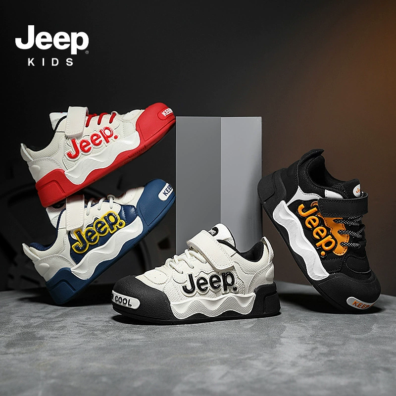 Jeep, демисезонная нескользящая износостойкая детская спортивная обувь для мальчиков