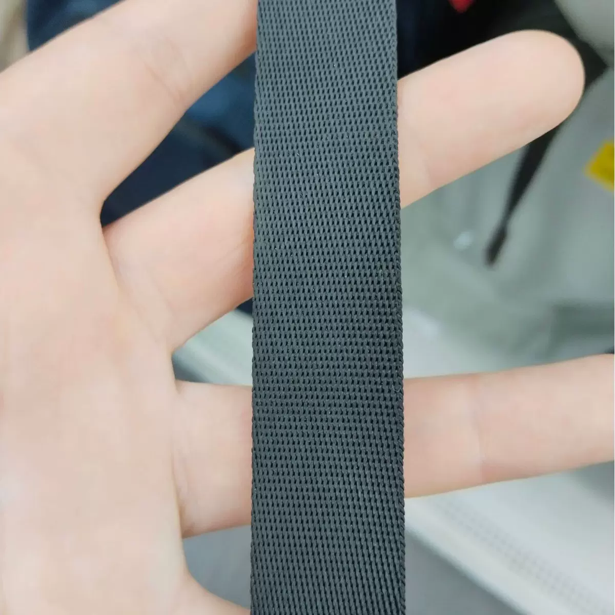 箱包肩带加密加厚 美国纹平纹密纹彩色仿尼龙织带书包背包背带子