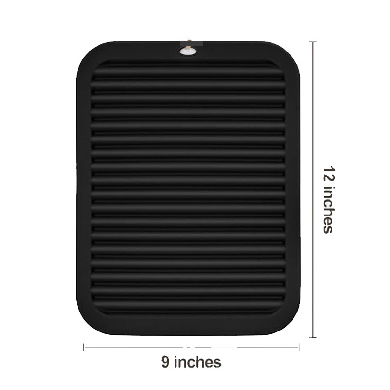 Almohadilla de filtro de agua de silicona Almohadilla de secado Almohadilla de olla de arena Almohadilla de aislamiento térmico de cocina de inducción de patrón de onda grande