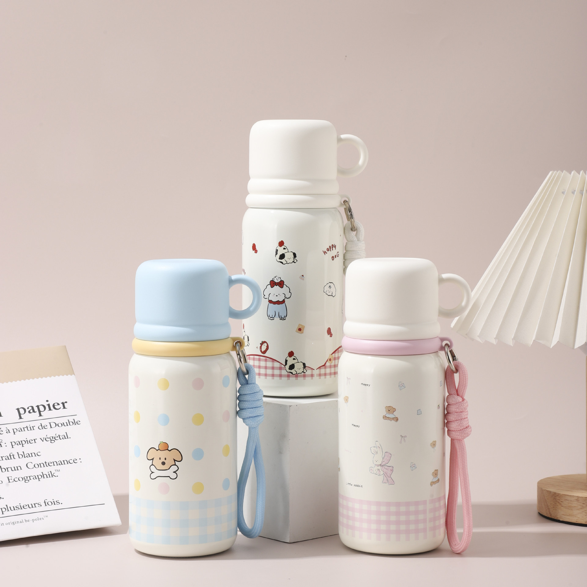 High-Quality 316 Water Bottle, Portable Three-In-One Drinkware, Keeps Cold and Warm, Suitable for Men, Women, and Children, Large Capacity Straw Cup, Gift