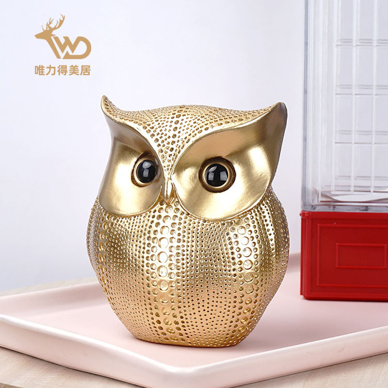 Creative golden modern decorations for office for living room