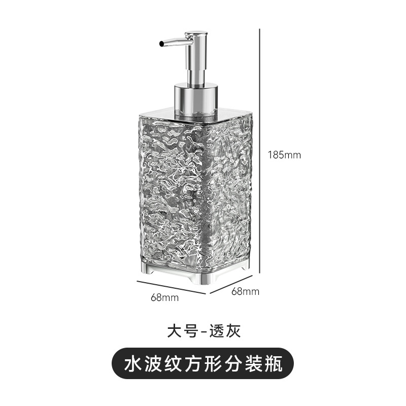 Botella de loción, desinfectante de manos de presión, botella vacía, botella de baño, botella de viaje, botella de cosméticos portátiles