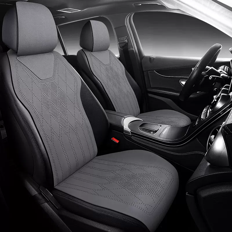 2025汽车坐垫四季通用翻毛皮座垫高档马鞍垫麂皮绒座套冬季小蛮腰