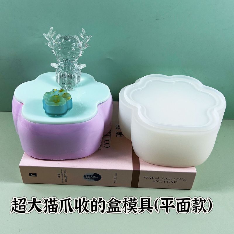 ファットヤヤ diy 特大猫の爪収納ボックス接着剤型ジュエリー収納ボックスシリコーン型クロスボーダーアマゾン|undefined
