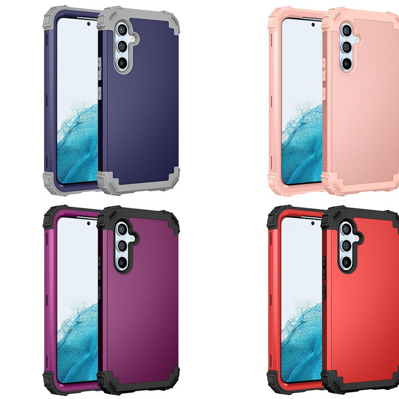 Suitable for S26Ultra Three-In-One Heavy-Duty Anti-Drop Phone Case A55 5G/A17 5G/A15 5G/S25Fe
