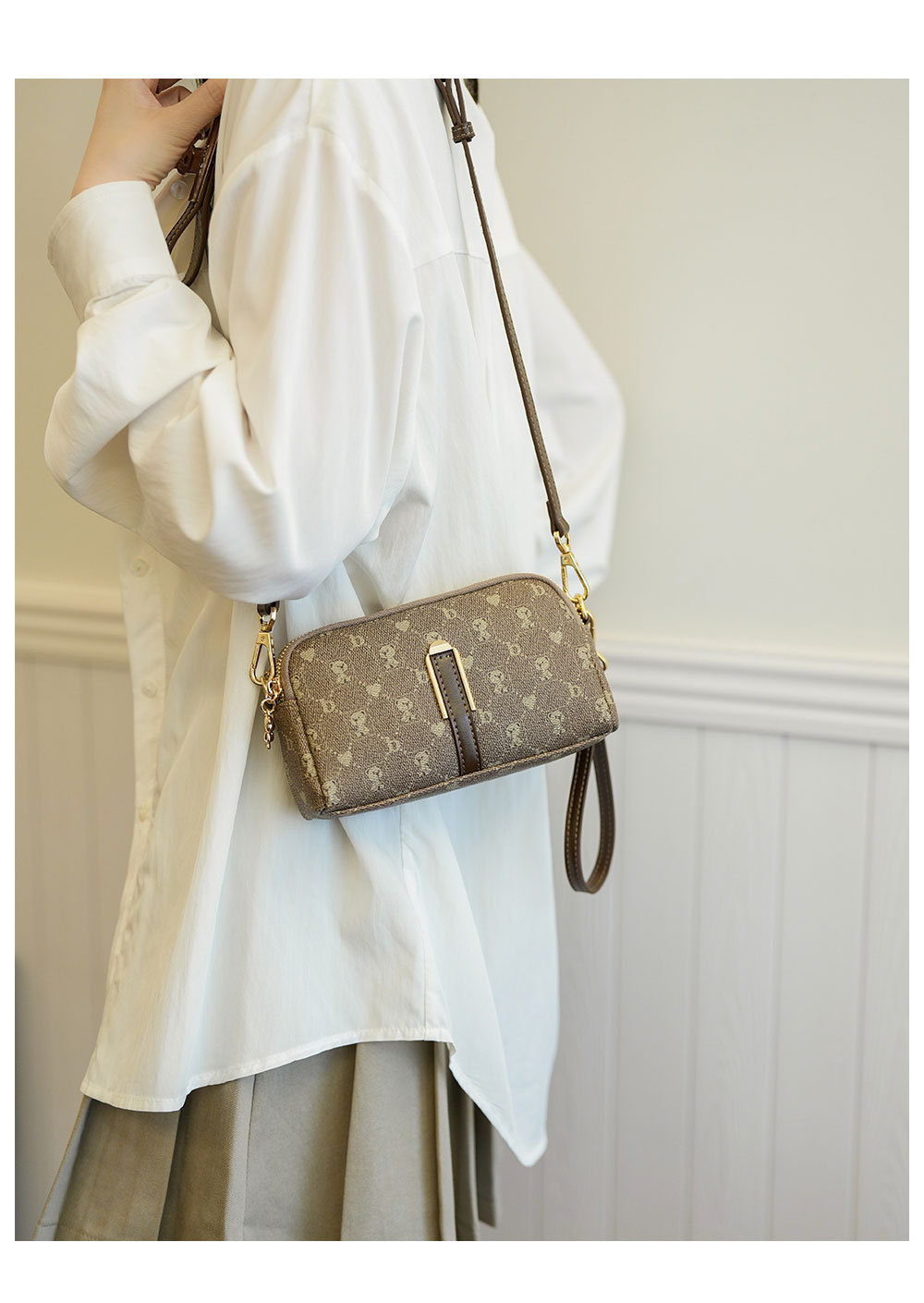 Damentaschen Trendy All-Match-Clutch-Tasche Modische Schulter-Umhängetasche_voghion.com