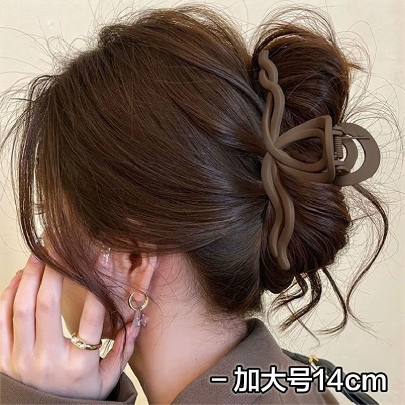 韓国東大門2025年新作ヘアクリップ、女性用ヘアピン、高級感のあるシャーククリップ、ヘアアクセサリー、ヘアピン|undefined