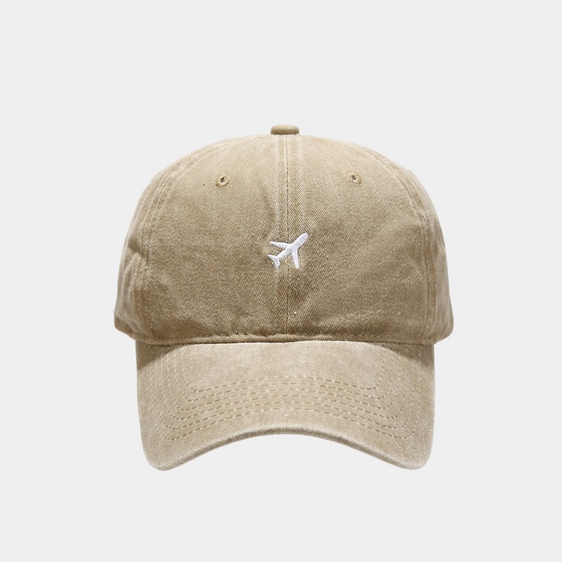 Unisex Simple Style Airplane Embroidery Curved Eaves Baseball Cap display picture 13