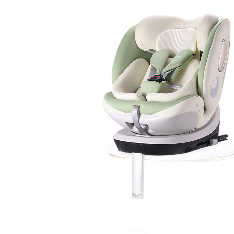 Asiento de seguridad infantil para bebés en automóviles 360 grados de rotación inteligente ventilación calefacción marco de acero 0 - 12