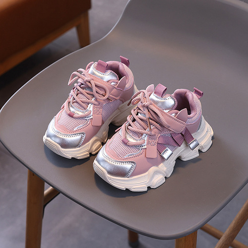 Ultra-light soft-sole girls 'shoes, daddy's shoes, girls' spring and autumn new children's sneaker, mesh, boys 'all-match.