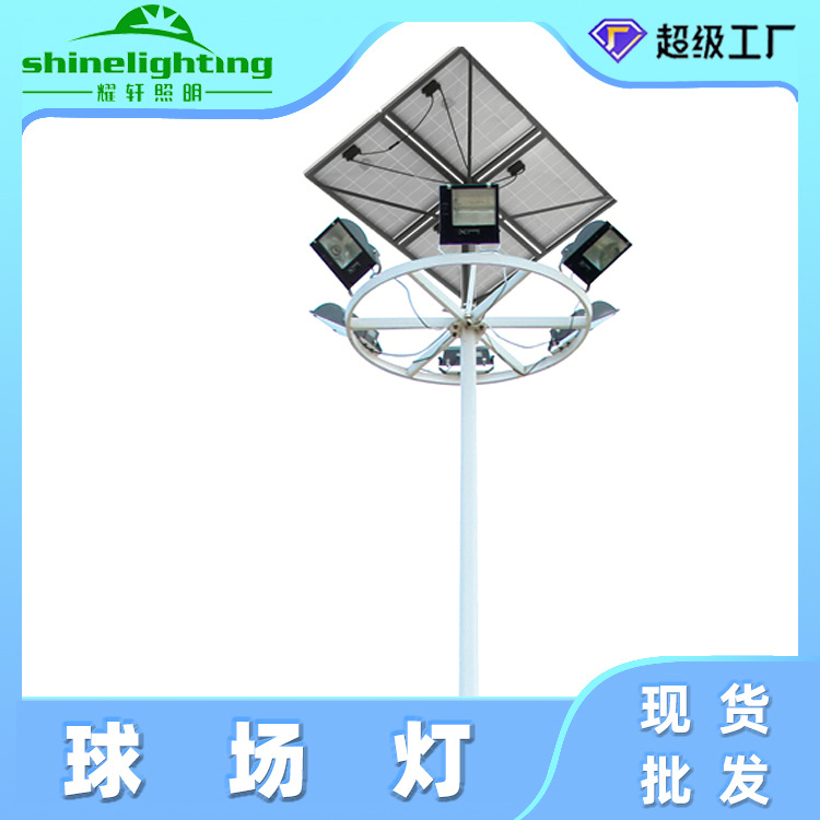 厂家批发8米10米球场灯体育馆中杆灯户外篮球场灯羽毛球场照明灯