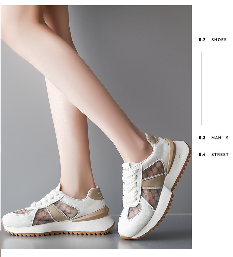 Bequeme Damen Chunky Sneaker Mit Plateau Für Alltag Und Freizeit_voghion.com